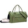 woogwin Gym Bag for Women & Men with Shoes Compartment