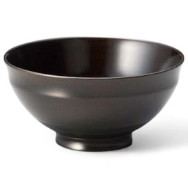 J-kitchens PID-528541 Lacquer, Rice Bowl, Wooden, Lacquer, Hand-painted, Made in Japan