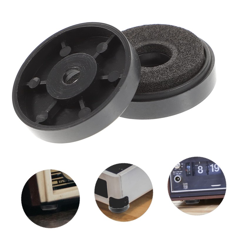LABRIMP 10pcs Speaker Isolation Feet Round Speaker Base Mats for