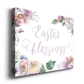 Renditions Gallery Easter Blessings Wall Art, Premium Gallery Wrapped Canvas Decor, Ready to Hang, 8 in H x 12 in W, Made in America Print