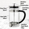 PR 8C Glass SS French Press