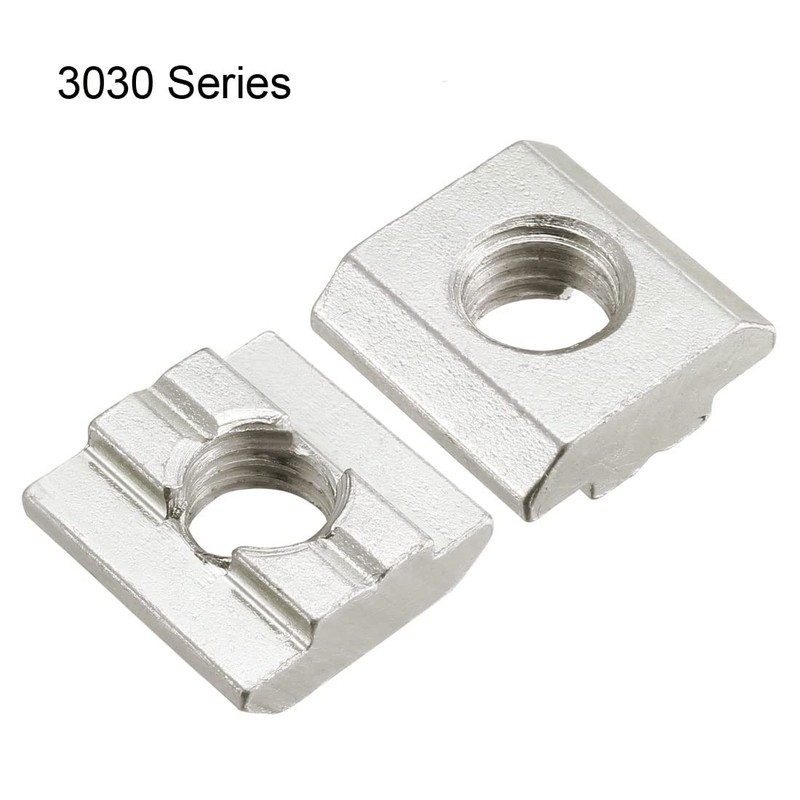 sourcing map Slide in T-Nut, M8 Threaded for 3030 Series