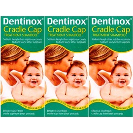 Dentinox Cradle Cap Treatment Shampoo 125ml x 3 Packs