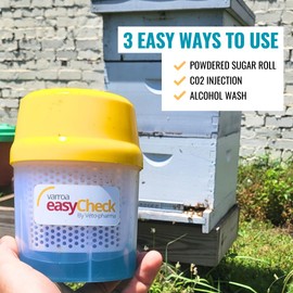 Foxhound Bee Company Varroa Easy Check Mite Tester - The #1 Mite Checker Among Beekeepers for Accurately Testing Mite Counts