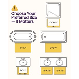 DEXI Bathroom Rug Washable, 24x43 Non Slip Cute Bath Mat Absorbent, Soft Plush Microfiber Bathmat Quick Dry for Shower Floor, Grey and Beige