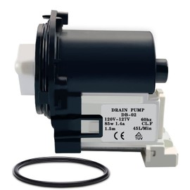 4681EA2001T Washer Pump，Washer Drain Pump Motor Replacement for LG Washing Machine，Drain Pump Motor with Ring Seal Attached on Motor