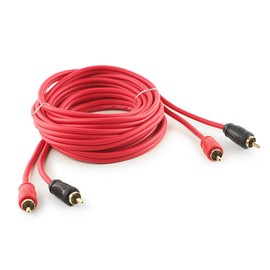 Nakamichi RCA Oxygen Free Copper (OFC) Cable 2-Male to 2-Male Audio Stereo Subwoofer Auxiliary Cord for Home Theater HDTV Amplifier Hi-Fi Systems Car Speakers Receiver 3-Meter (9.8-Feet)