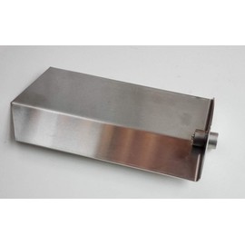 Culvert Shovel for Culvert Pipes That are 8" Diameter or Bigger. Made in USA Out of Stainless Steel. (Handle is NOT Included) Screw on 1/2" Threaded Steel Pipe to Make Shovel Any Length