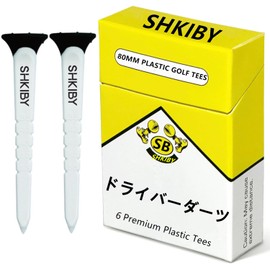 SHKIBY Golf Tees 6 Pack Mixed