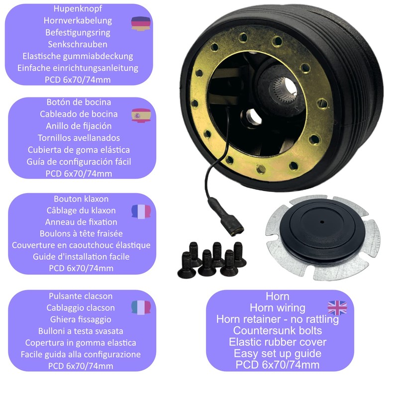 [RDi 210] DoradoTuning Steering Wheel hub/Boss Adapter Hub Kit/Compatible with◆