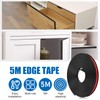 U-Shape Edge Banding, 16.4ft Self Adhesive Veneer Edging Trim TPE