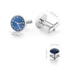 UJOY Mens Clock Shirt Studs Tuxedo Cufflinks and Bottons Set