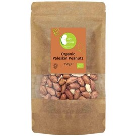 Organic Paleskin Peanuts - Certified Organic - by Busy Beans Organic (250g)