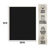 ZUPERIA Black Drop Cloth (9 x 12 Feet - Pack