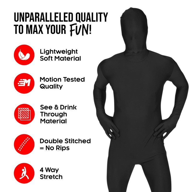 Morphsuits Black Morph Suits Adults, Morph Suit Black, Morphsuit Full