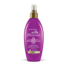 OGX Protecting + Silk Blowout Quick Drying Thermal Spray, 6 Fl Oz