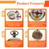 Brass Navigation Compass, Waterproof Shockproof, Hiking and Camping Survival Tool