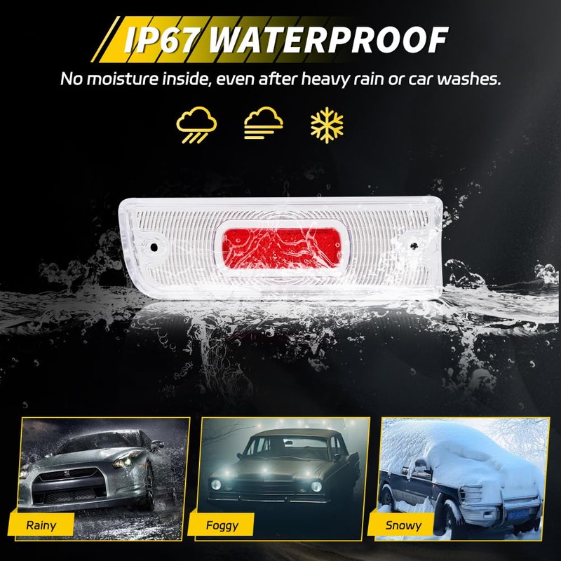VYNTRAL Reverse Back Up Lamp Light Lens Compatible with Chevelle