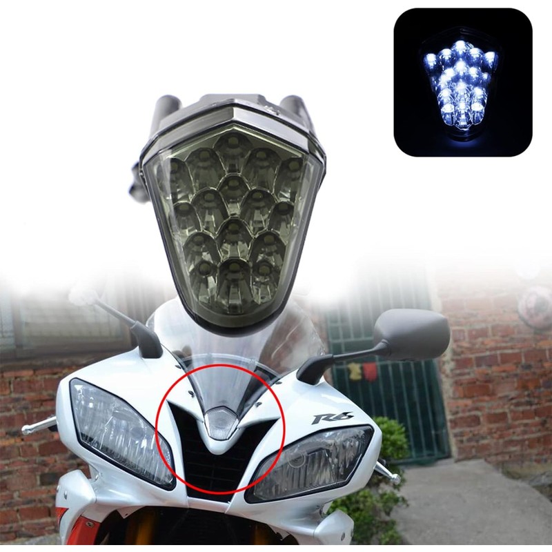 Front Center Marker LED Pilot Light Headlight Fog Lamp Head