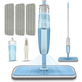 Spray Mops Wet Mops for Floor Cleaning - MEXERRIS Microfiber Dust Mop with 3X Washable Pads Floor Mop with Sprayer Wood Floor Mops Commercial Home Use for Wood Floor Hardwood Laminate Ceramic Tiles