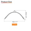 uxcell 12 Pcs Metal Purse Frame, 18cm/7.1" Retro Arch Kiss