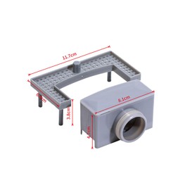 KOOBON Shower Drain Siphon with Odour Stop, Hair Strainer Set for Shower Drains with Diameter 40 mm Drain Shower Drain Hair Catcher Shower Drain Floor Drain Water Drain