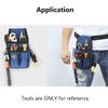 Tool Bag with Belt Multi-Purpose Tool Holder Organiser with 2