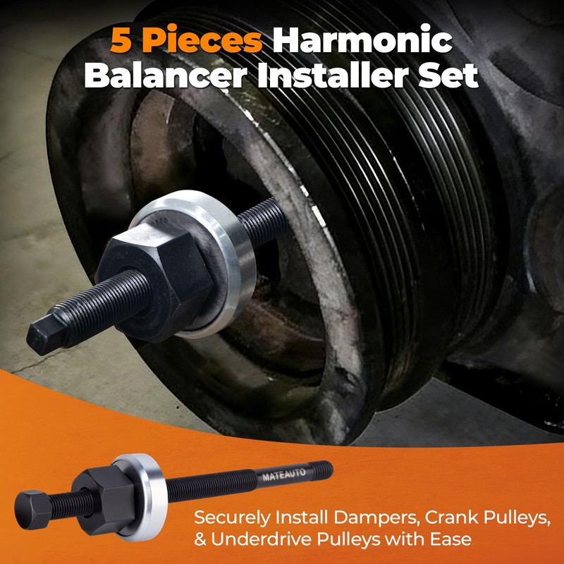 MateAuto 5 Piece Harmonic Balancer Installer Tool Set