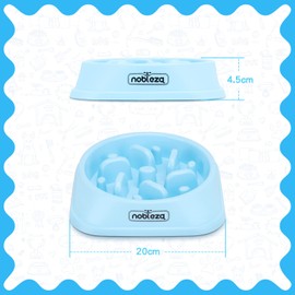 Nobleza Hundenapf Grosse Hunde, Interessanter Interaktiver Futternapf Fressnapf Hund, Anti Schling Napf Hunde rutschfest, Haltbarer und Ungiftiger Futternapf Hunde Groß