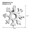 20 in 1 Snowflake Multi Tool,Cool Christmas Stocking Stuffer, Durable