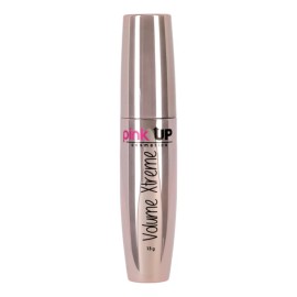 PINK UP Volume Xtreme Máscara De Pestañas indeleble Volumen y Longitud Efecto pestañas postizas A prueba de agua No deja grumos Modelo PKM01