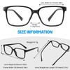 WEMOOTANTS Blue Light Blocking Glasses Black Non Prescription Eyeglasses for