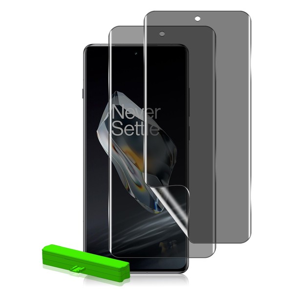 MiRowy Privacy Screen Protectors for OnePlus 12 5G, 【2 Pieces】