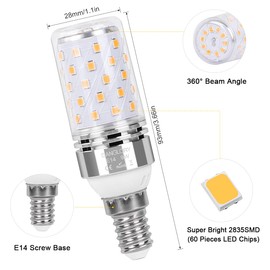 SanGlory SanGlory 2 Stck E14 LED Lampen Warmweiss 2700K, LED E14 9W Maiskolben Led Mais Birne E14 950 Lumen ersetzt 80W Birne, 360 Leuchtmittel E14, Kerzenleuchten