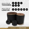 ATERET Twisted 3-Strand Black Polypropylene Rope Monofilament I 5/16" x