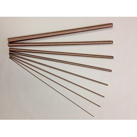 Copper Tungsten Round Rod 0.25"(D) x12"(L), 70% W 30% Cu