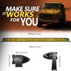 Chelhead 32 INCH Yellow Led Light Bar 150W Spot Flood