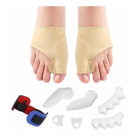 Monstyle Juego De 9 Separadores Correctores De Juanetes Para Dedos