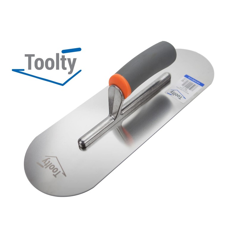 Toolty Heavy Duty Stainless Steel Pool Trowel - Concrete Finishing