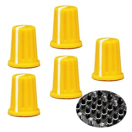 WXYINSPAS 5pcs EQ Rotary Knob Replacement Equalizer Potentiometer Fader Knobs Push Rod Cap for DJ Controller Mixer Console Pioneer DDJSX, SX2, SX3, RX, 400, SR, RB, SB, SB2, SB3, FLX4, FLX6, FLX0(YEh)