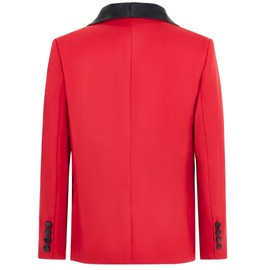 SAROULU Suit for Boys Wedding Tuxedo 3 Piece Double Breasted Vest Blazer Pants Notched Lapel Formal Kids Party Suit White 3/3T