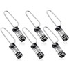 Eyech 6Pcs Boat Flag Clips Fishing Flag,Stainless Steel Marine Boat