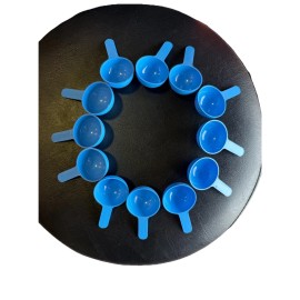 national measures Tablespoons, Short Handle, Plastic, Measures 1 Tbsp or 1 Teaspoon-Set of 12