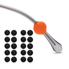 Glasses Ear Grips  Silicone Anti-Slip Eyeglass Temple Tip Sleeve Retainer Comfort For Spectacle Sunglasses Reading Glasses(Black L-10pairs) - Color: Multicolor-m