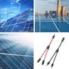 Solar Cable Y Splitter, 1Y2 Solar Panel Y Connector 10AWG