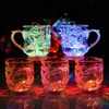 IMIKEYA 1Pcs Liquid Activated Multicolor LED Glasses Creative Dragon Pattern