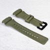 OliBoPo Waterproof Natural Resin Replacement Watch Band for Casio SGW-300H