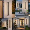 39.3'' 1 Pack Modern Outdoor Light Fixture, Long Exterior LED