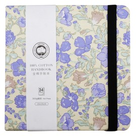 Mocrop 16 x 16 cm Watercolour Diary, Square Watercolour Sketchbook, 100% Cotton, 24 Sheets, 48 Pages, Fine Grain Cold Press, Acid Free, for Beginners and Artists to Capture Moments When Traveling