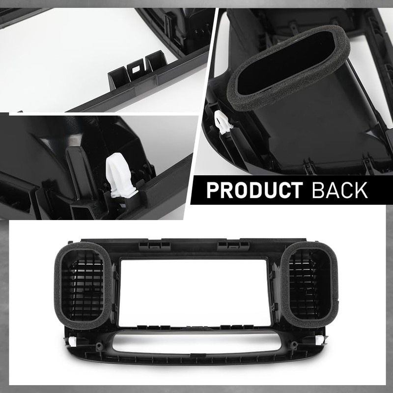 G-PLUS Center Dash Bezel Trim Compatible with Toyota Camry 2002-2006